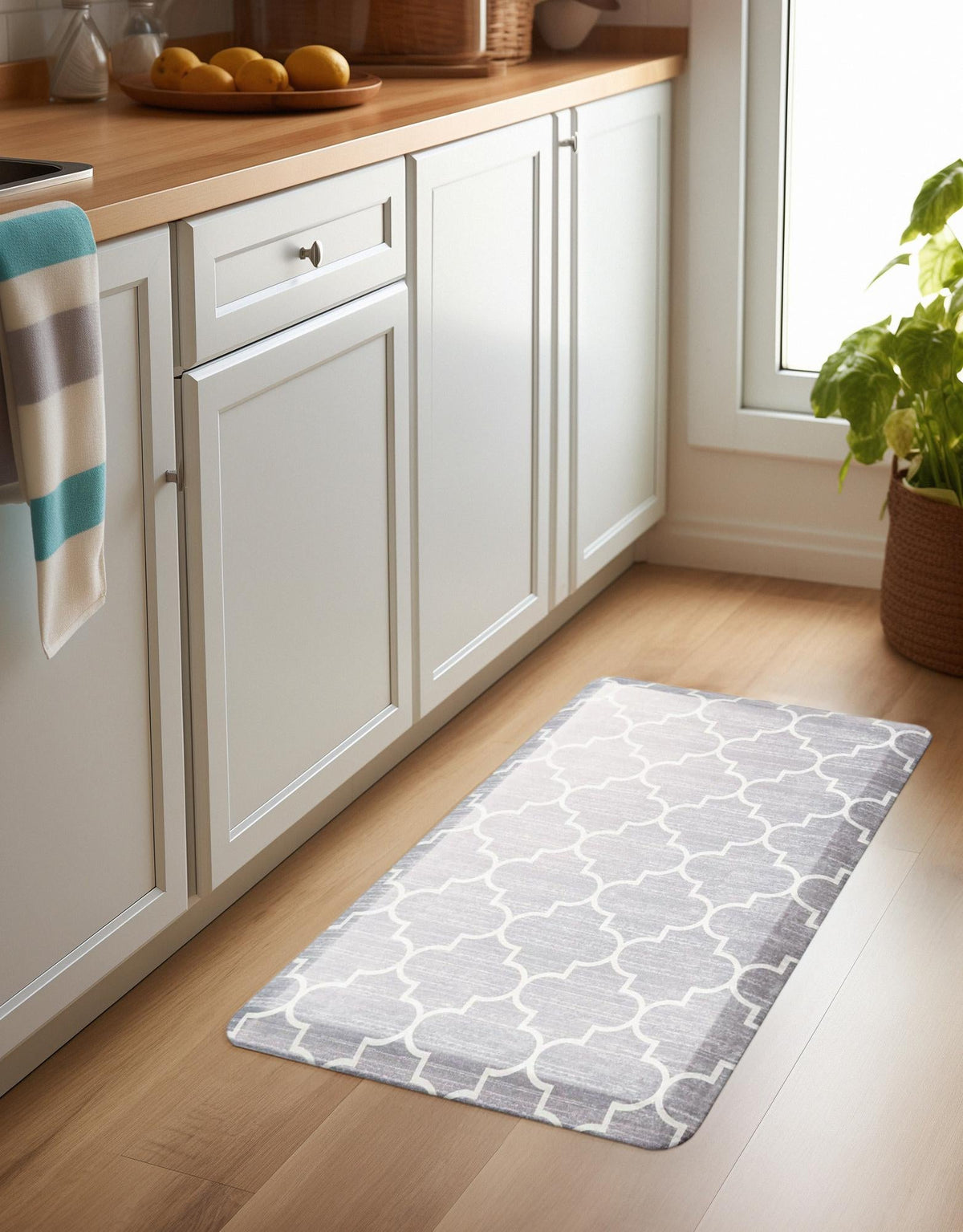 Cozy Mat Collection Area Rug -  Bliss Rectangle Gray  lifestyle 29