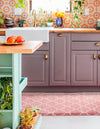 Cozy Haven Mat Collection Area Rug -  Bliss Rectangle Rose Pink  lifestyle 5