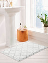 Cozy Mat Collection Area Rug -  Bliss Rectangle white Gray  lifestyle 17