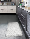 Cozy Mat Collection Area Rug -  Bliss Rectangle white Gray  lifestyle 44