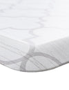 Cozy Mat Collection Area Rug -  Bliss Rectangle white Gray  lifestyle 55