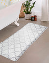 Cozy Mat Collection Area Rug -  Bliss Rectangle white Gray  lifestyle 41
