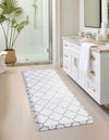 Cozy Mat Collection Area Rug -  Bliss Rectangle white Gray  lifestyle 47