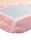 Cozy Haven Mat Collection Area Rug -  Elysium Rectangle Sunburst Yellow and Pink  lifestyle 12