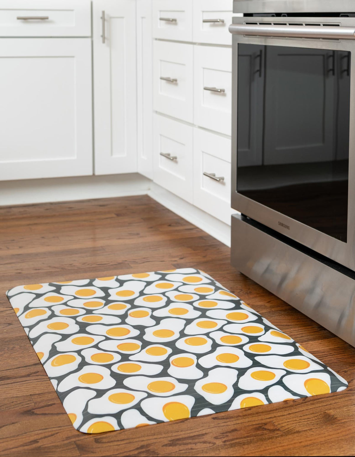Cozy Haven Mat Collection Area Rug -  Nirvana Rectangle Black and White  lifestyle 2