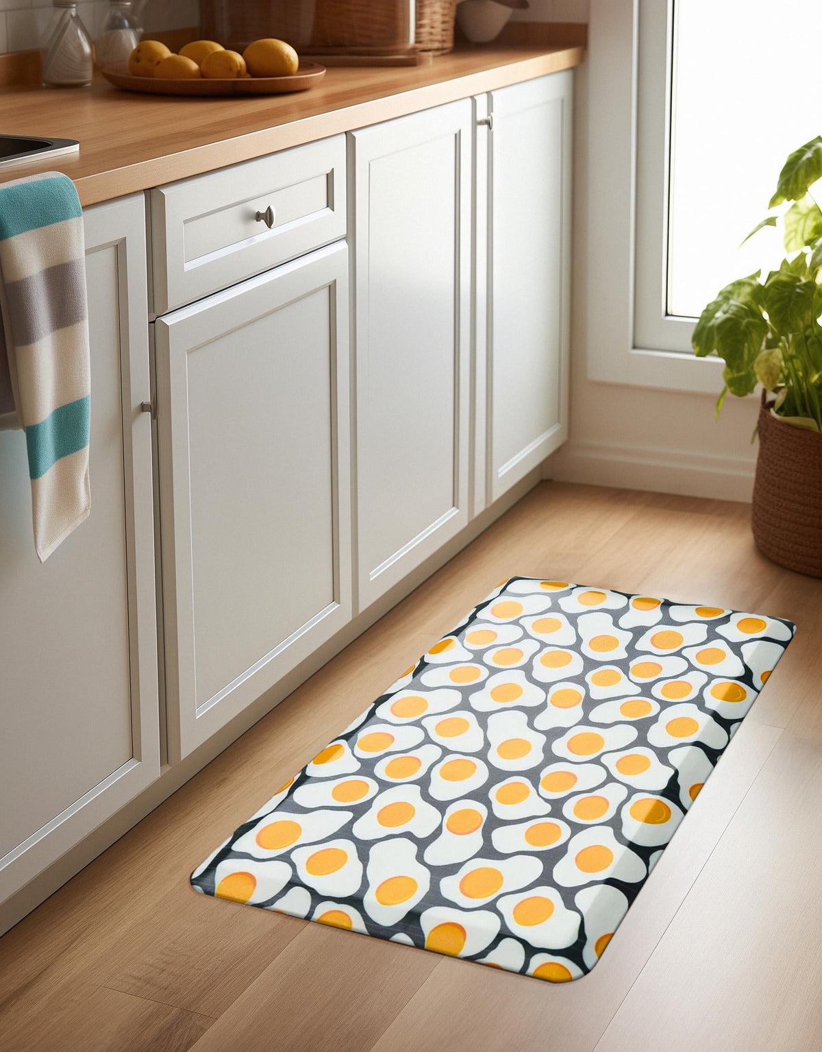 Cozy Haven Mat Collection Area Rug -  Nirvana Rectangle Black and White  lifestyle 15