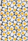 Cozy Haven Mat Collection Area Rug -  Nirvana Rectangle Black and White Main