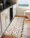 Cozy Haven Mat Collection Area Rug -  Nirvana Rectangle Black and White  lifestyle 3