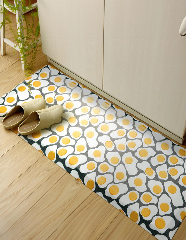 Cozy Haven Mat Collection Area Rug -  Nirvana Rectangle Black and White  lifestyle 11