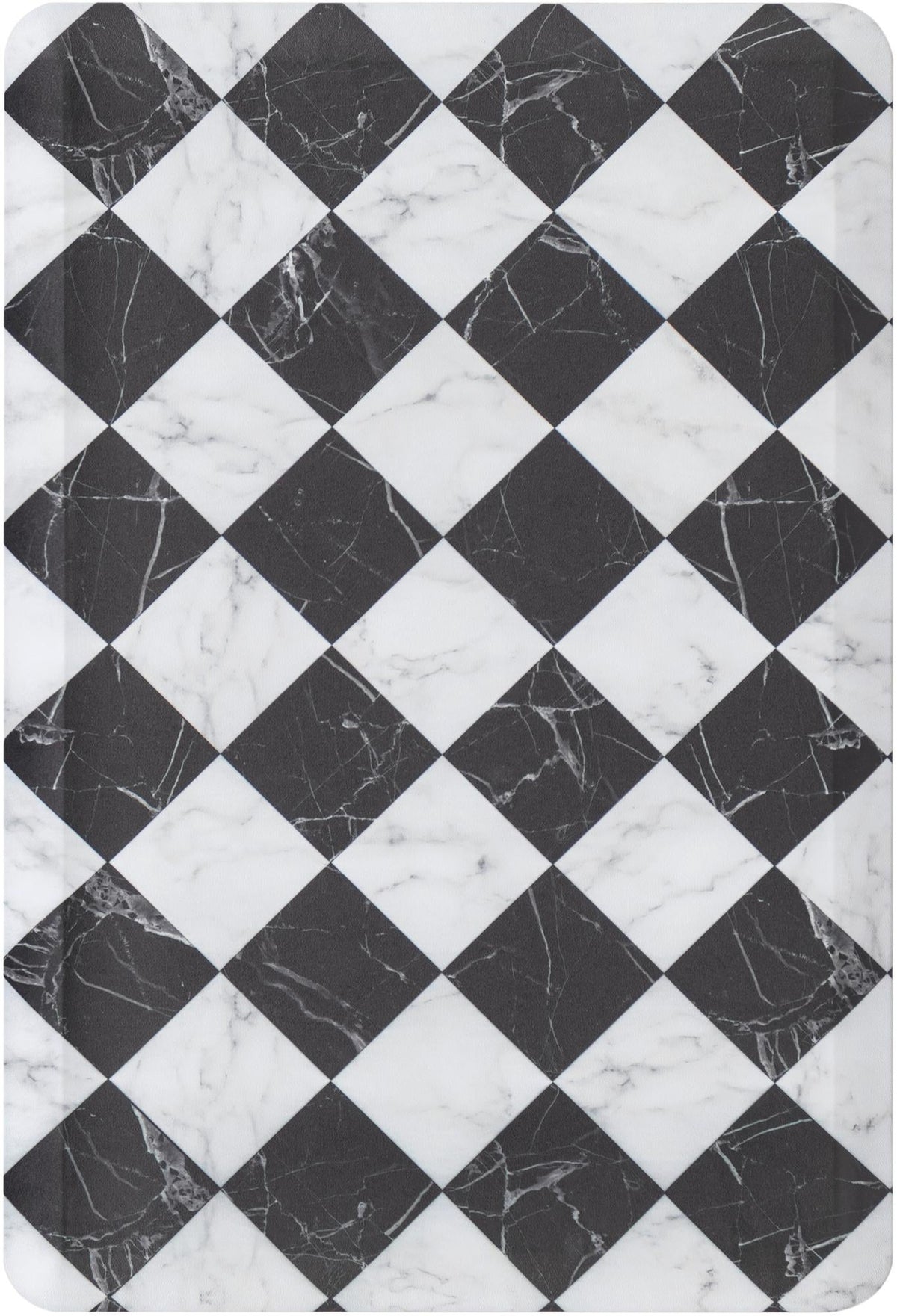 Cozy Haven Mat Collection Area Rug -  Oasis Rectangle Black and White Main