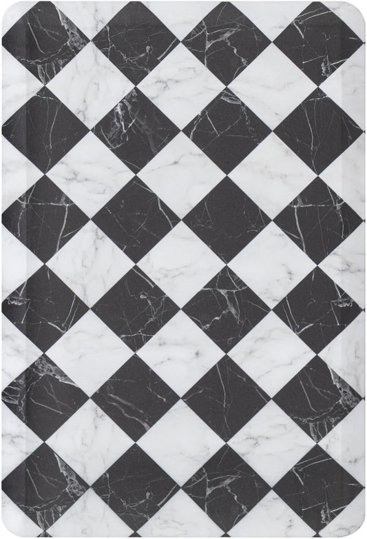 Cozy Haven Mat Collection Area Rug -  Oasis Rectangle Black and White Main