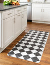 Cozy Haven Mat Collection Area Rug -  Oasis Rectangle Black and White  lifestyle 3