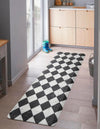 Cozy Haven Mat Collection Area Rug -  Oasis Rectangle Black and White  lifestyle 5