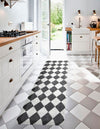 Cozy Haven Mat Collection Area Rug -  Oasis Rectangle Black and White  lifestyle 9
