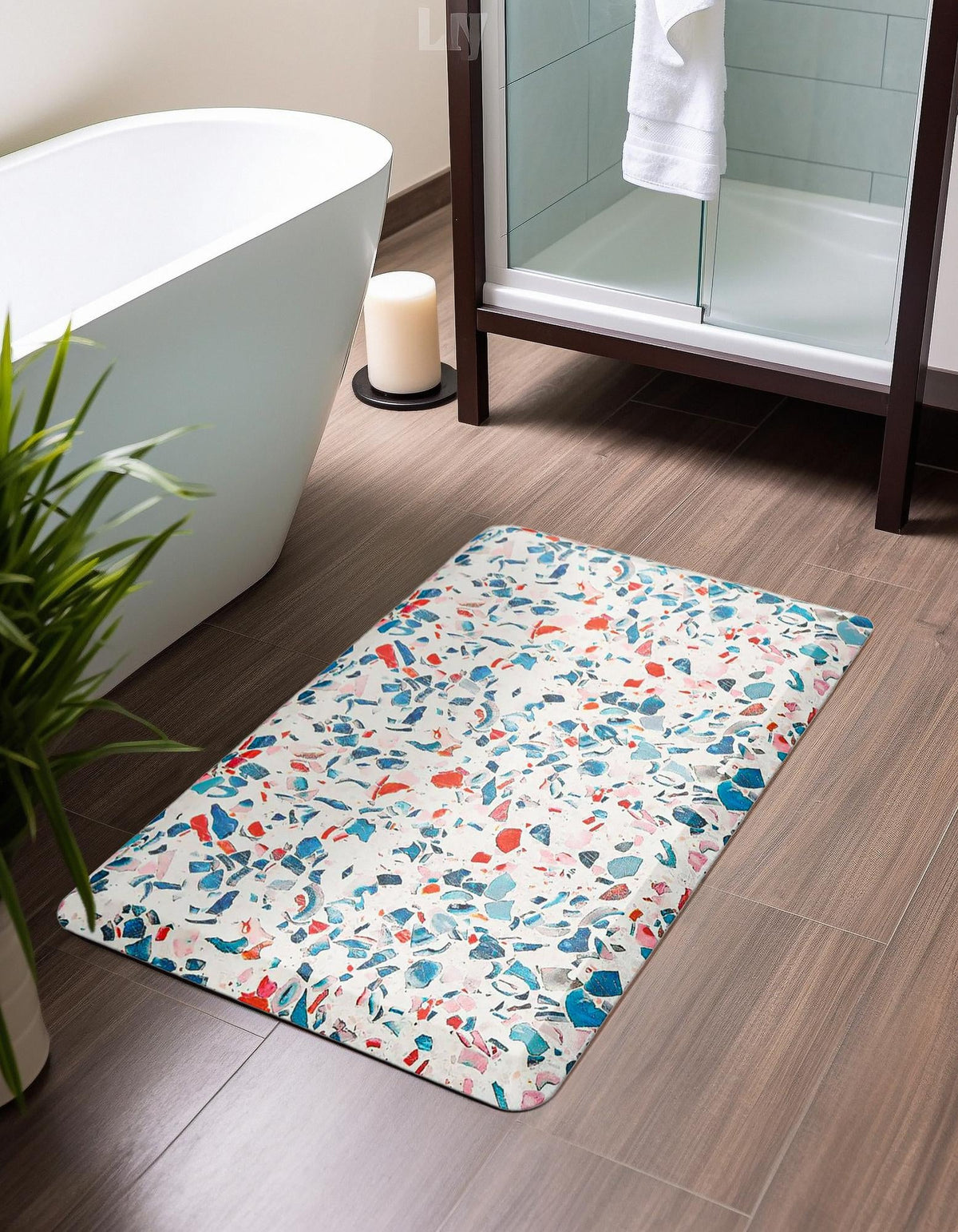 Cozy Haven Mat Collection Area Rug -  Snug Rectangle Multi  lifestyle 2