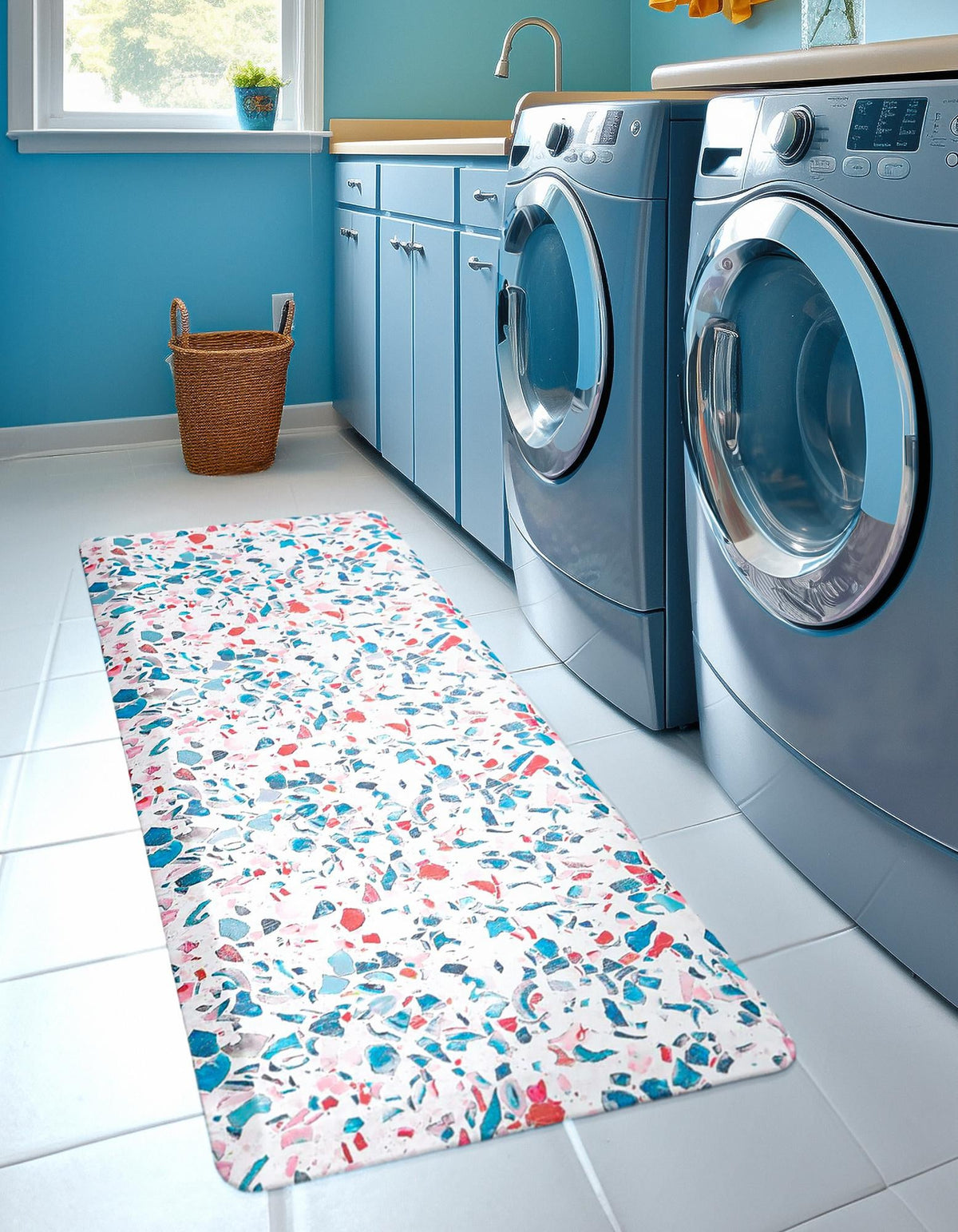 Cozy Haven Mat Collection Area Rug -  Snug Rectangle Multi  lifestyle 6