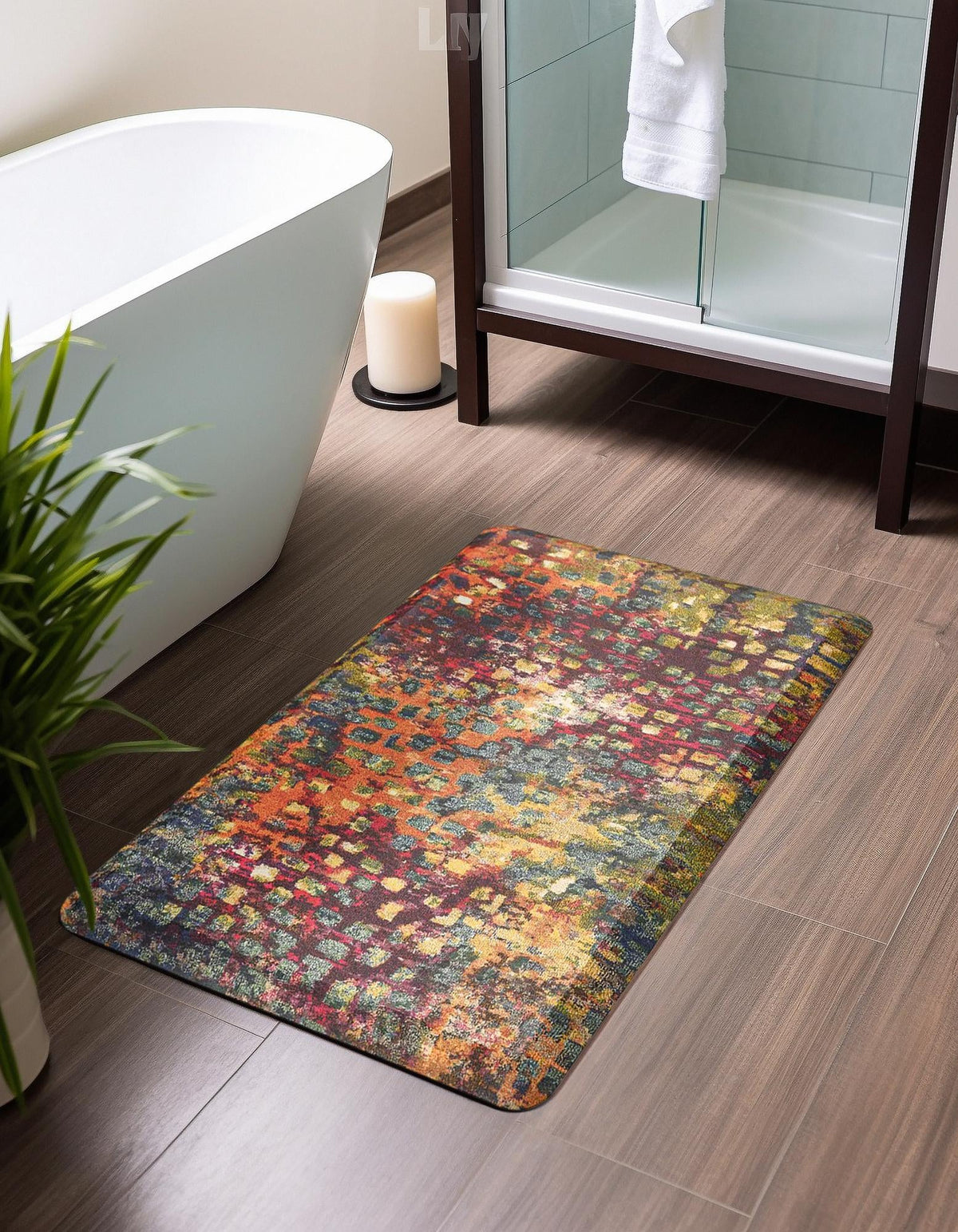 Cozy Mat Collection Area Rug -  Refuge Rectangle Multi  lifestyle 8