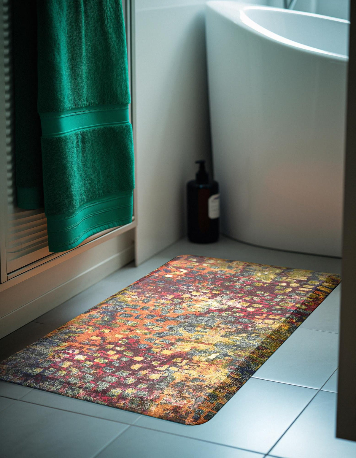 Cozy Mat Collection Area Rug -  Refuge Rectangle Multi  lifestyle 10