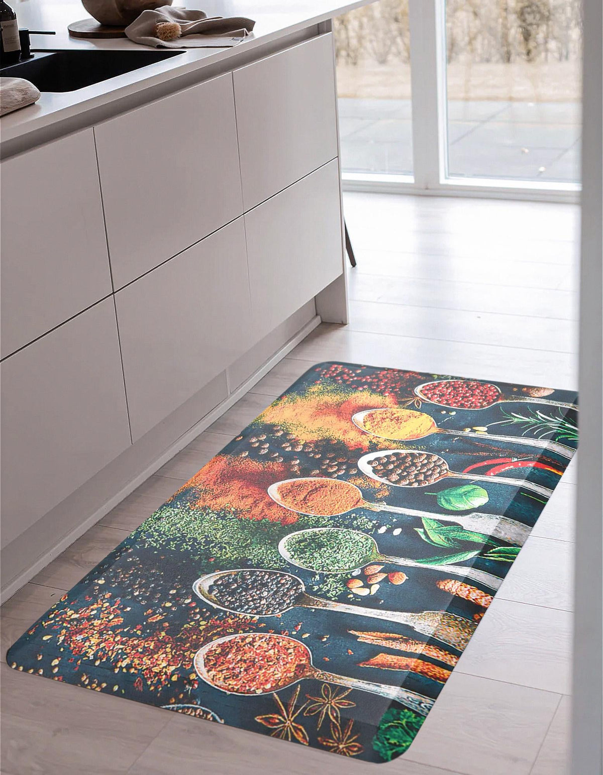 Cozy Haven Mat Collection Area Rug -  Hearth Rectangle Multi  lifestyle 2