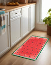 Cozy Haven Mat Collection Area Rug -  Burrow Rectangle Watermelon Red  lifestyle 6