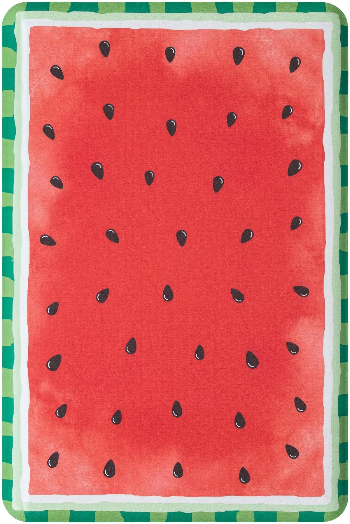 Cozy Haven Mat Collection Area Rug -  Burrow Rectangle Watermelon Red Main