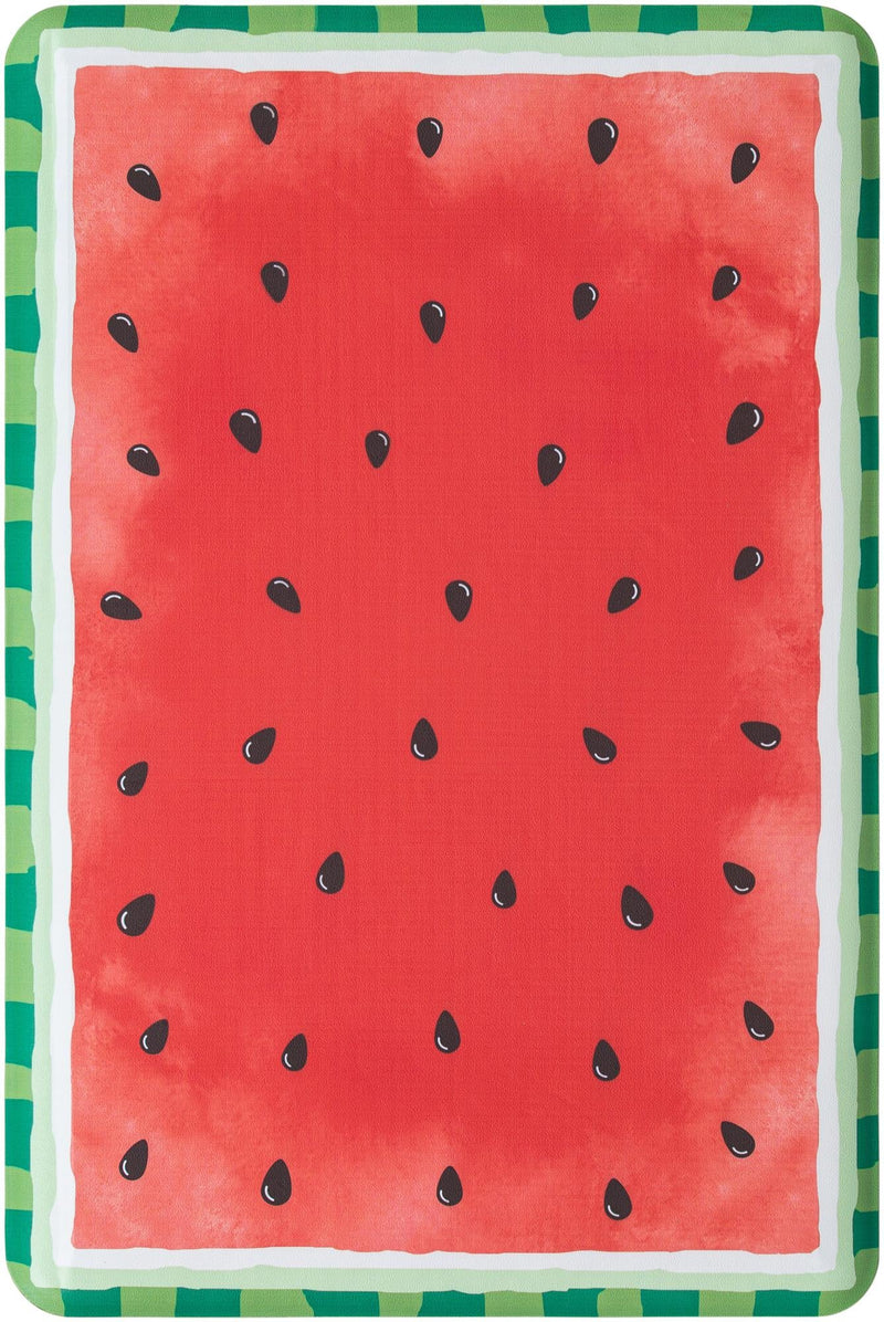 Cozy Haven Mat Collection Area Rug -  Burrow Rectangle Watermelon Red Main