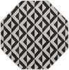 Urban Oasis Rugs Collection Area Rug -  Highrise (Charcoal Gray) Octagon Charcoal Gray  lifestyle 10