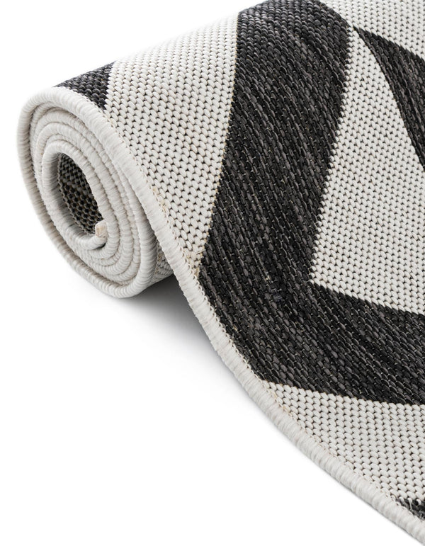 Urban Oasis Rugs Collection Area Rug -  Highrise (Charcoal Gray) Octagon Charcoal Gray  lifestyle 10