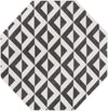 Urban Oasis Rugs Collection Area Rug -  Highrise (Charcoal Gray) Octagon Charcoal Gray Main