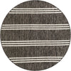 Urban Oasis Rugs Collection Area Rug -  District (Charcoal) Round Charcoal Gray  lifestyle 49