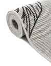 Garden Terrace Escape Collection Area Rug -  Evergreen (Charcoal Ivory) Round Charcoal Ivory  lifestyle 10