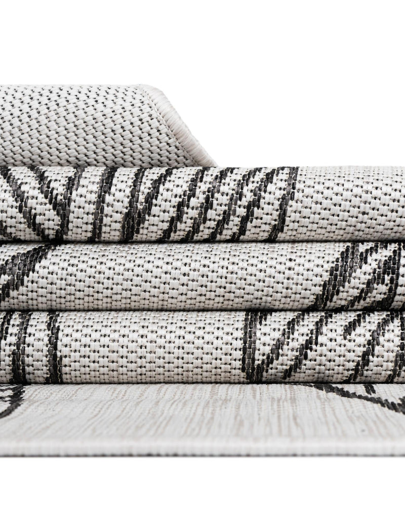 Seaside Blooms Collection Area Rug -  Evergreen (Charcoal Ivory) Rectangle Charcoal Ivory  lifestyle 20
