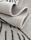 Seaside Blooms Collection Area Rug -  Evergreen (Charcoal Ivory) Rectangle Charcoal Ivory  lifestyle 21