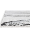 Garden Terrace Escape Collection Area Rug -  Evergreen (Charcoal Ivory) Square Charcoal Ivory  lifestyle 5