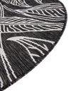Garden Terrace Escape Collection Area Rug -  Evergreen (Ivory Charcoal) Round Ivory Charcoal  lifestyle 5