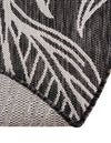 Seaside Blooms Collection Area Rug -  Evergreen (Ivory Charcoal) Round Ivory Charcoal  lifestyle 54