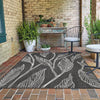 Garden Terrace Escape Collection Area Rug -  Evergreen (Ivory Charcoal) Rectangle Ivory Charcoal  lifestyle 14