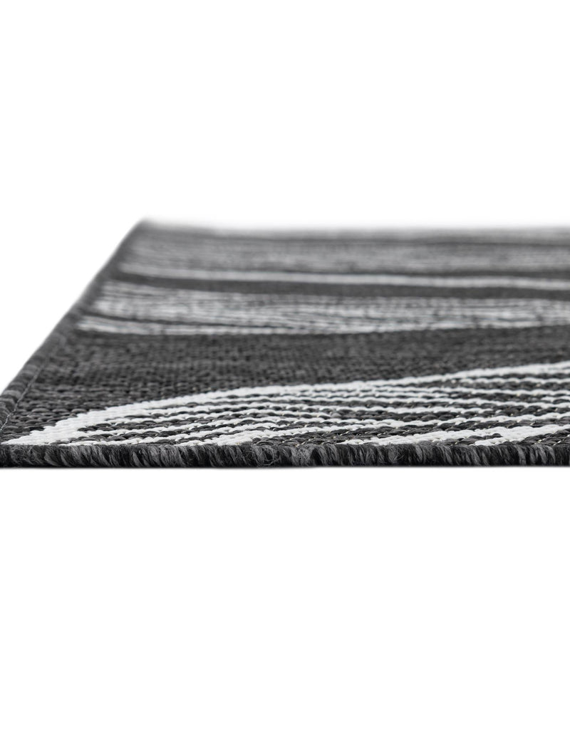 Garden Terrace Escape Collection Area Rug -  Evergreen (Ivory Charcoal) Runner Ivory Charcoal  lifestyle 5