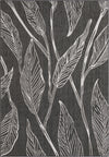 Seaside Blooms Collection Area Rug -  Evergreen (Ivory Charcoal) Rectangle Ivory Charcoal  lifestyle 3