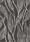 Garden Terrace Escape Collection Area Rug -  Evergreen (Ivory Charcoal) Rectangle Ivory Charcoal Main