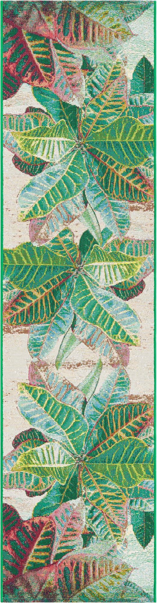 Garden Terrace Escape Collection Area Rug -  Fern Runner Multi  lifestyle 19