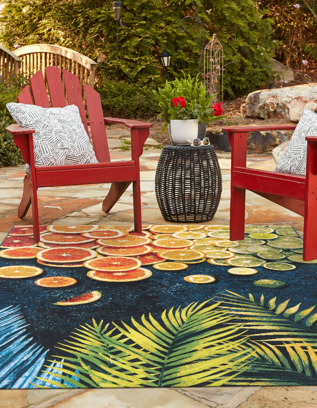 Seaside Haven Rugs Collection Area Rug -  Dunes Rectangle Multi  lifestyle 3
