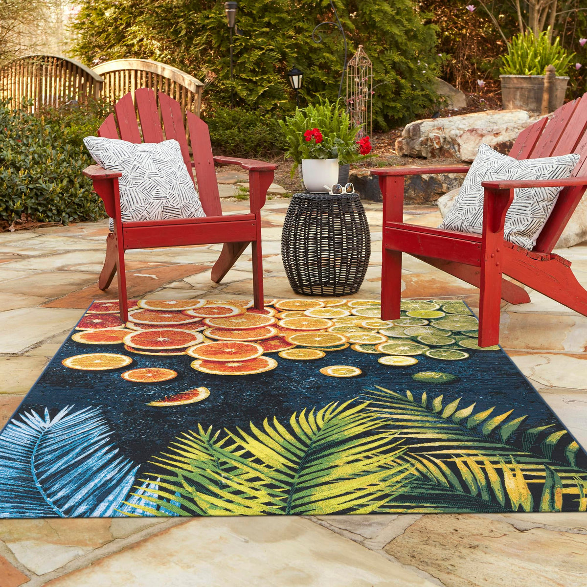 Seaside Haven Rugs Collection Area Rug -  Dunes Rectangle Multi  lifestyle 15