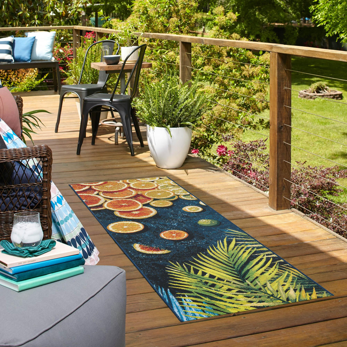 Seaside Haven Rugs Collection Area Rug -  Dunes Runner Multi  lifestyle 59