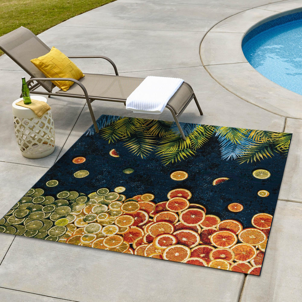 Seaside Haven Rugs Collection Area Rug -  Dunes Square Multi  lifestyle 57