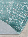 Riviera Elegance Collection Area Rug - Antibes (Turquoise) Oval Turquoise  lifestyle 57