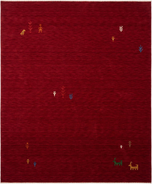 Dennen Collection Area Rug -  Birchfield Rectangle Red Main