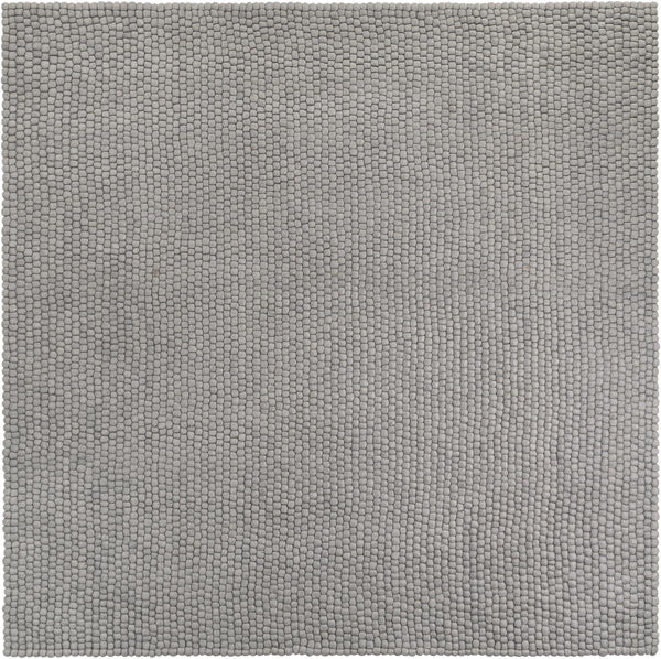 Wool Sphere Alley Collection Area Rug - Sphereville (Gray) Square Gray  lifestyle 16