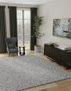 Wool Sphere Alley Collection Area Rug - Sphereville (Gray) Square Gray  lifestyle 22