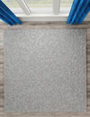 Wool Sphere Alley Collection Area Rug - Sphereville (Gray) Square Gray  lifestyle 30